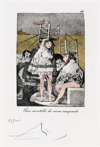 SALVADOR DALÍ Les Caprices de Goya.